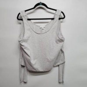 Topshop CROP TIE-BACK TANK